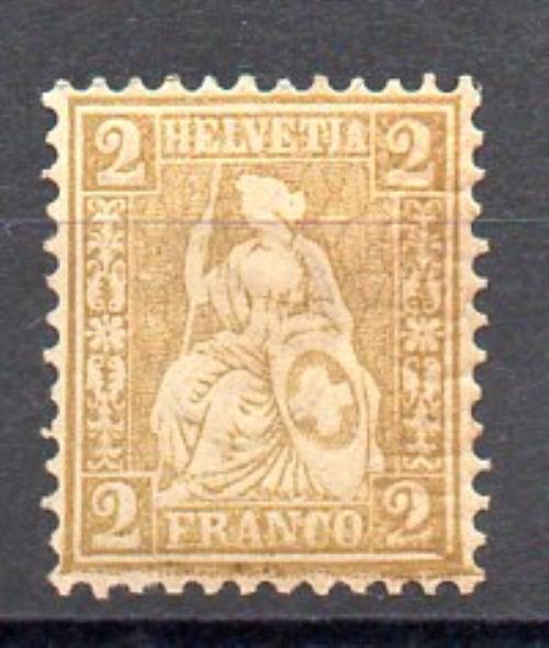 Suiza Año 1867/78 Nº Yvert 42A (**)